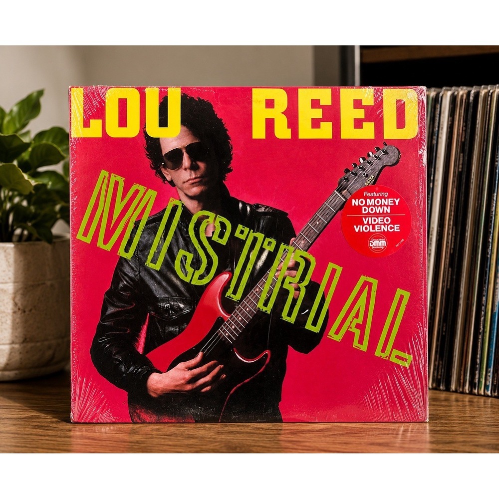 Lou Reed Mistrial Sealed LP 1986 RCA AFL1-7190 Direct Metal Master Notched